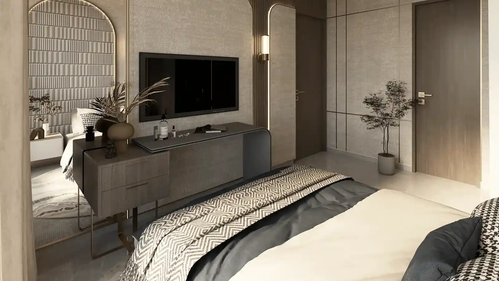 Cozy bedroom at Suraj Estate Dadar Mumbai