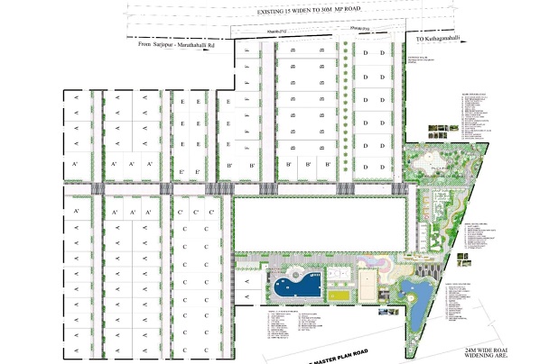 Master plan layout of Suraj Estate Dadar Mumbai
